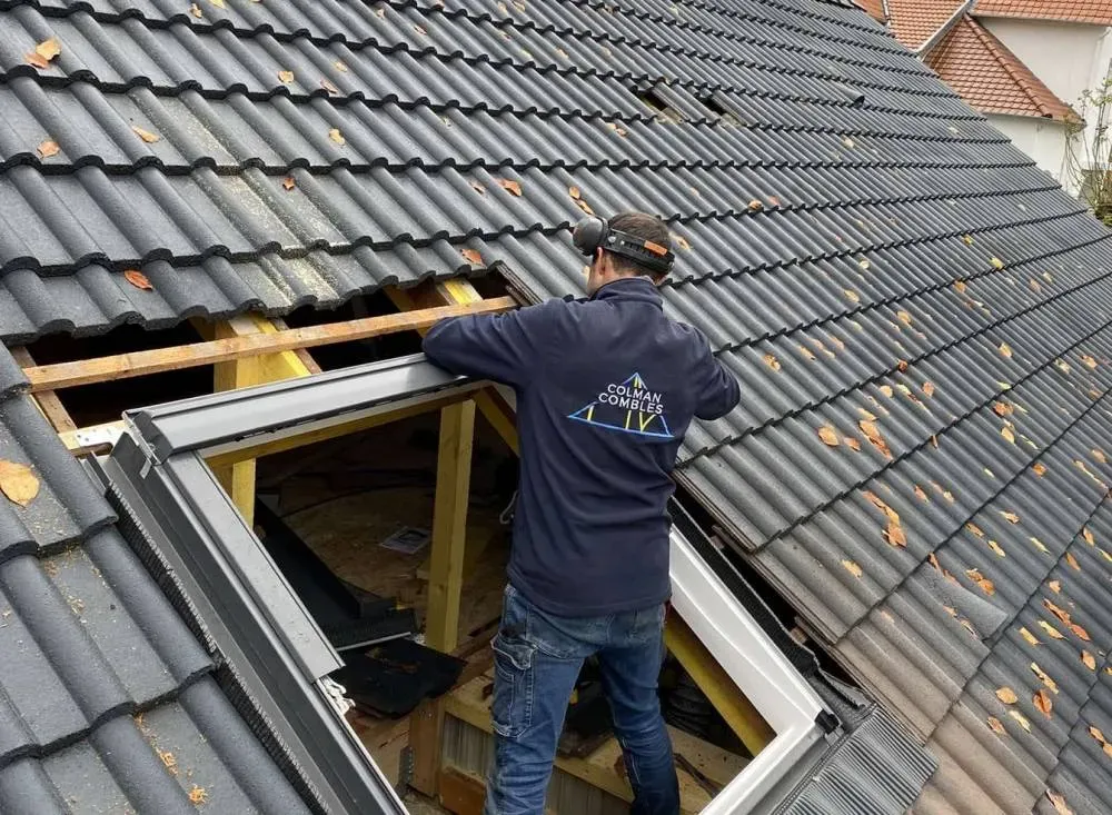 Pose de velux